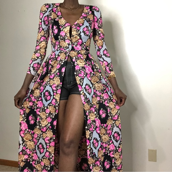 VINTAGE | JODY OF CALIFORNIA Duster Maxi Dress - Picture 3 of 7